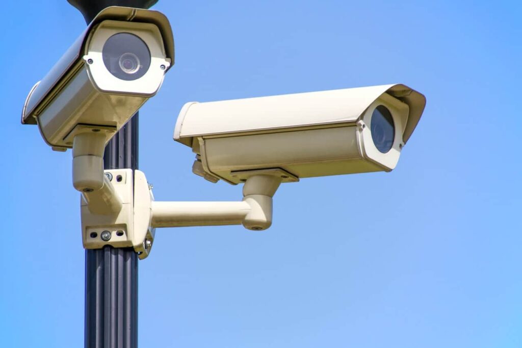 Cameras used for a company to spy on employee