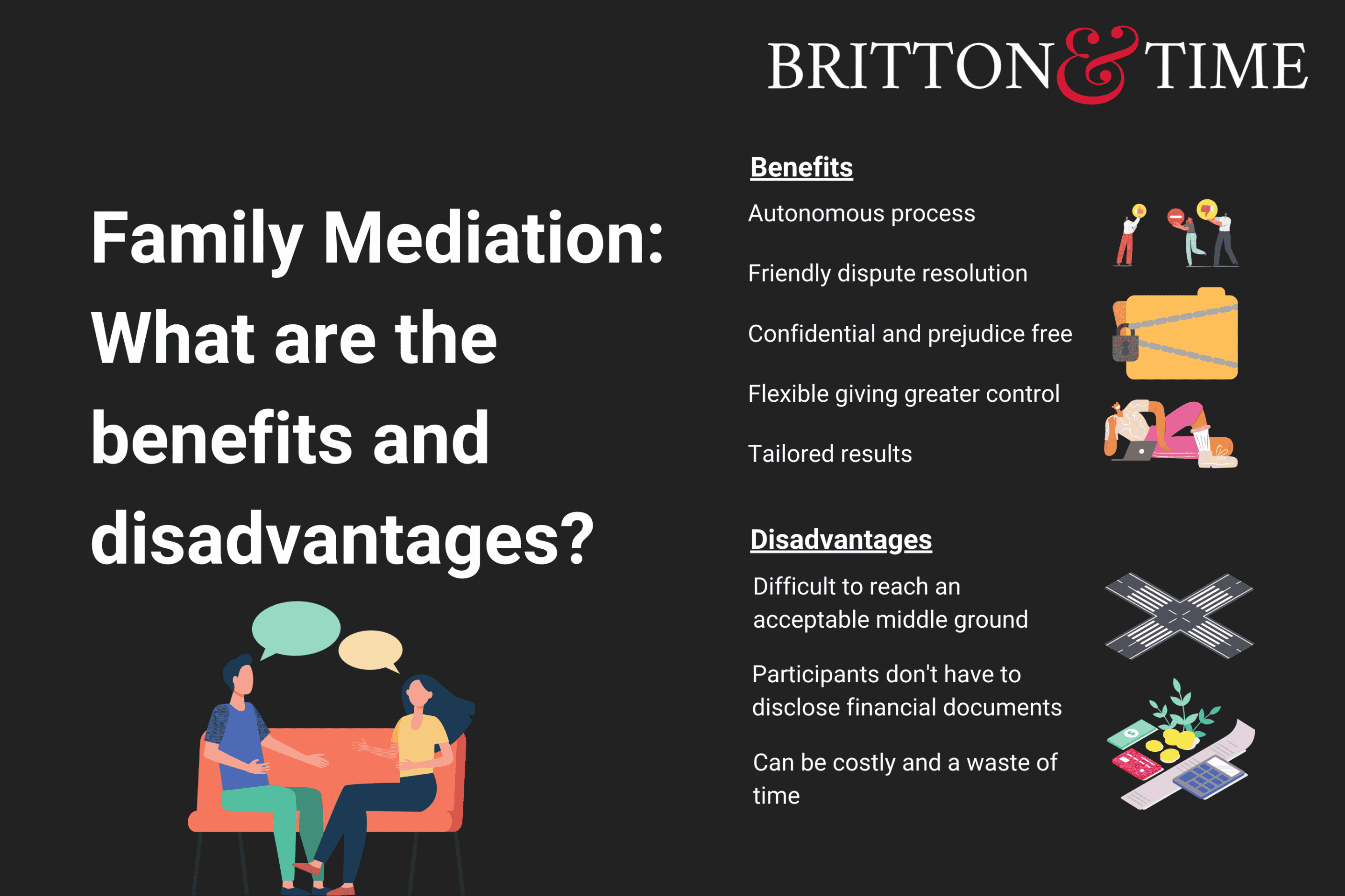 Family mediation benefits and disadvantages