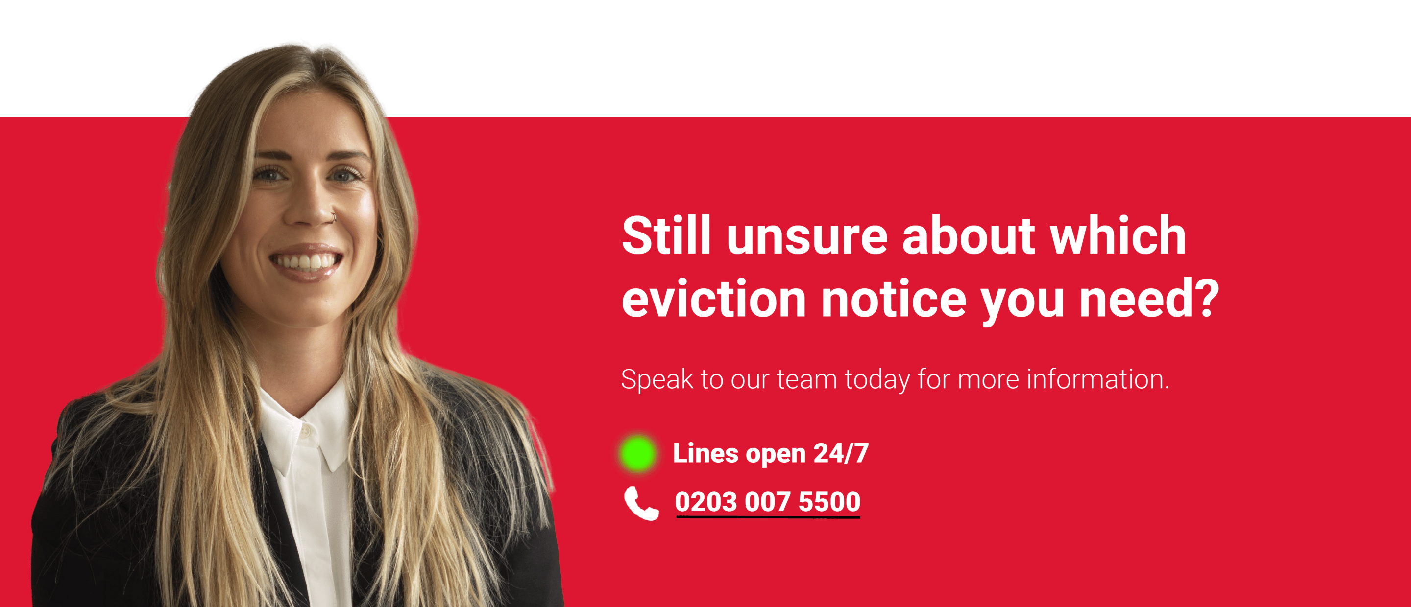 call to action on eviction notice type dt