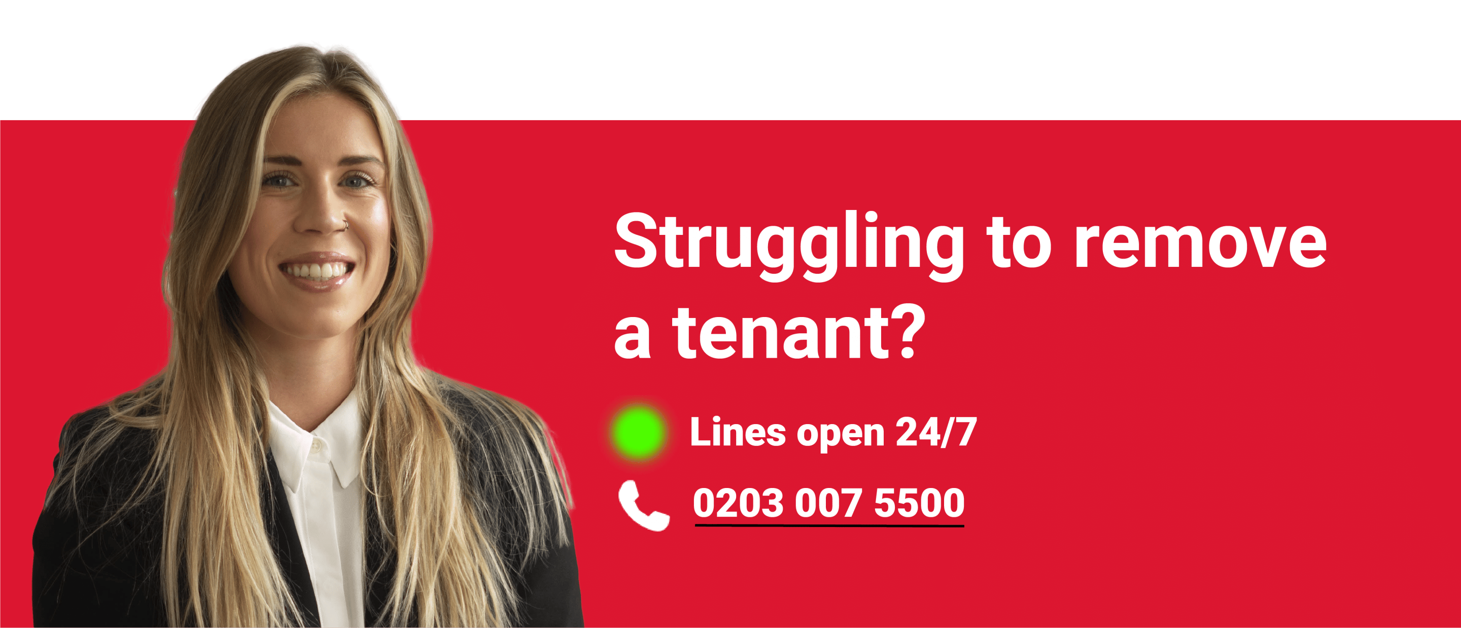 call to action on removing a tenant